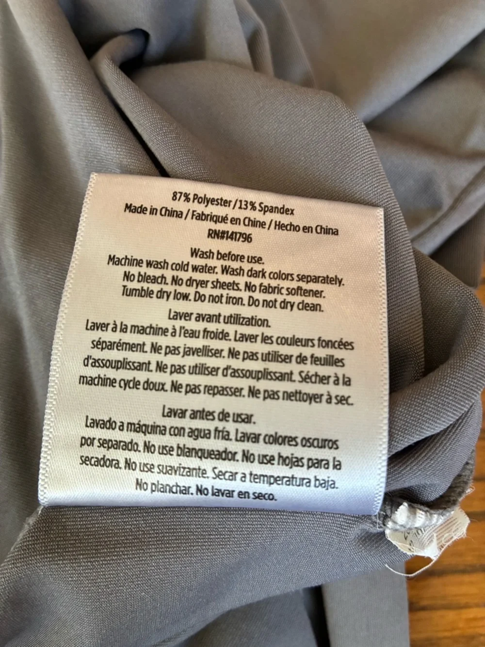 SHEEX Performance Standard Pillowcase Gray Moisture-Wicking Cooling Bedding
